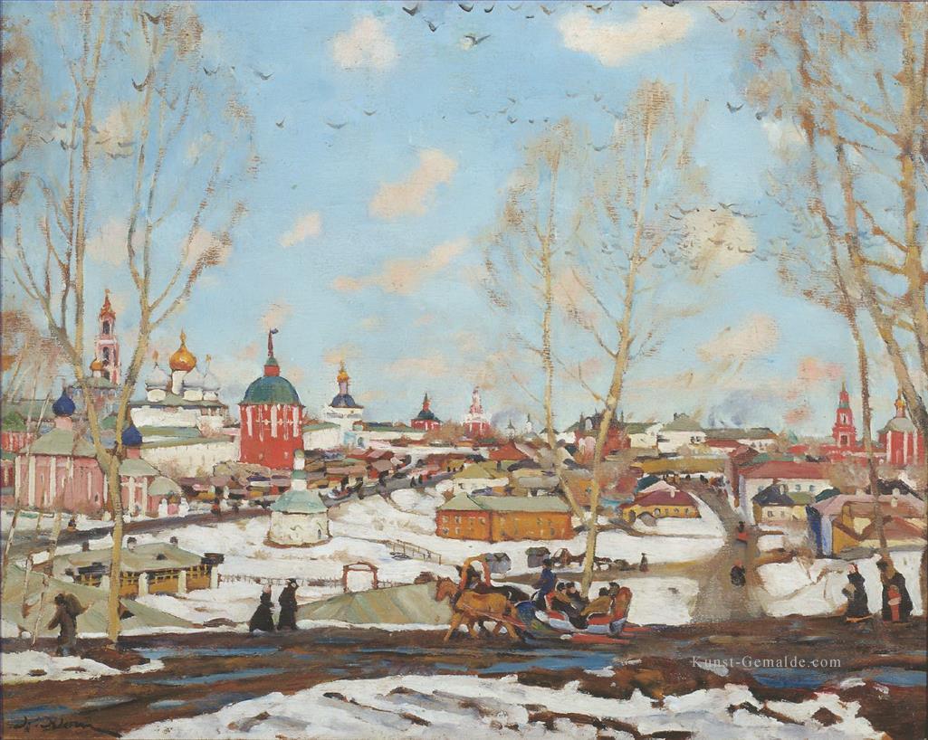 Das Kloster in Zagorsk Konstantin Yuon Ölgemälde